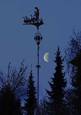 G�nseliesel mit Mond, 10. April 2007